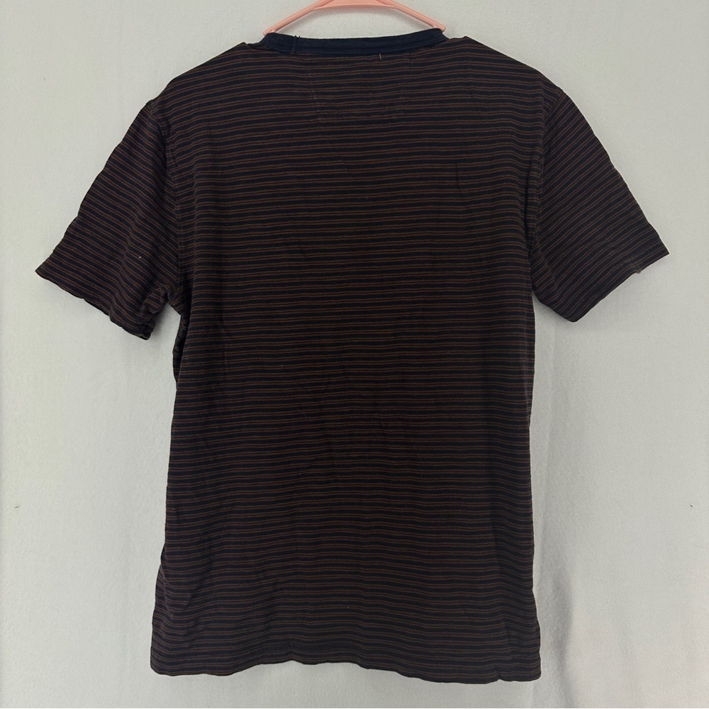 Banana Republic Vintage T-Shirt Striped Mens Size S Navy‎ Blue - Picture 6 of 9